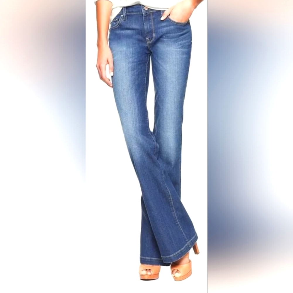 GAP 1969 Skinny Boot Bootcut Low-rise Lightwash Jeans. S. 27